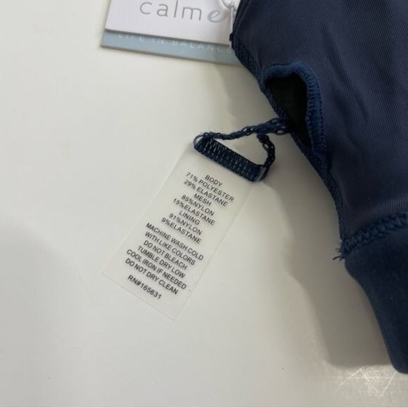 Calme By Johnny Was Color Blocked Bra - XS - Picture 3 of 4